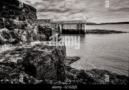 Am Meer Hafen von Porthcawl South Wales UK. Stockfoto