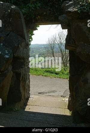 Torrington historischen Marktstadt und Bürgerkrieg Website Nord-Devon Stockfoto