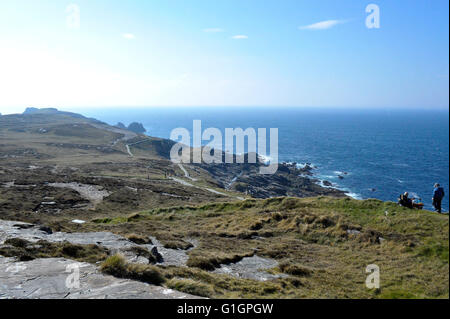 Banba Krone in Malin Head, Grafschaft Donegal ist der nördlichste Punkt von dem irischen Festland. Stockfoto