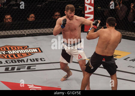 CURITIBA, PR - 14.05.2016: UFC 198 - Francisco Werdum x Stipe Miocic. (Foto: Ezequiel Joat? Prestes / FotoArena) Stockfoto