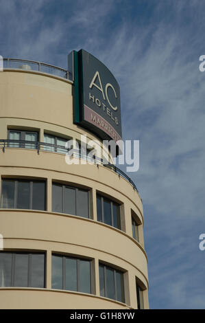 AC Hotel Malaga Palacio in Spanien Stockfoto