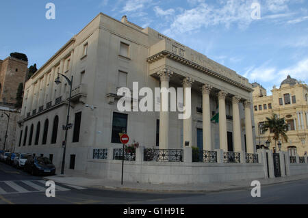 Bank von Spanien, Málaga Stockfoto