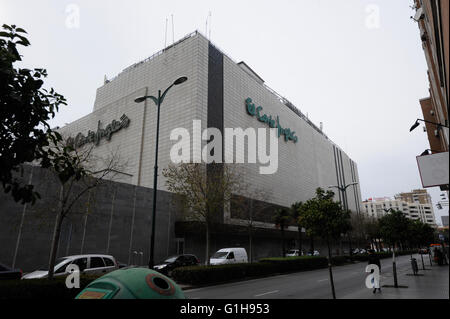 Kaufhaus el Corte Ingles, Malaga Stockfoto