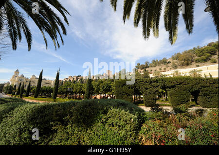 Landschaft in Malaga Spanien Stockfoto