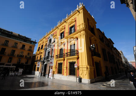 Bischofsresidenz in Malaga Zentrum Stockfoto