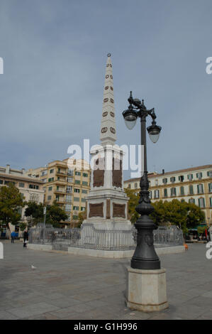 Merced Platz, Plaza De La Merced, Malaga Stockfoto