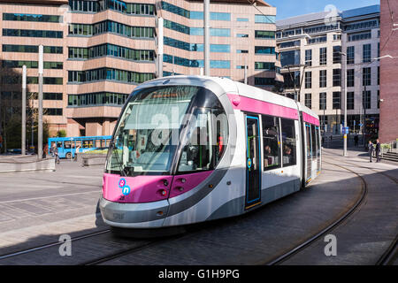 Midland Metro, Birmingham, West Midlands, England, Großbritannien Stockfoto