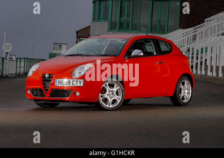 2009 Alfa Romeo Mito italienischen Kleinwagen Stockfoto