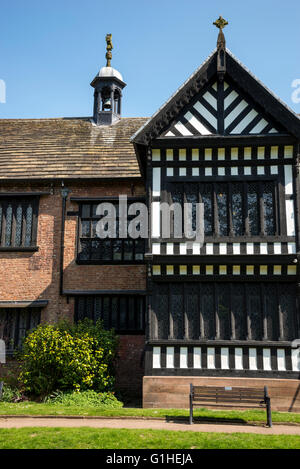 Bramall Hall in der Nähe von Stockport, England, Greater Manchester. Stockfoto