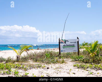 Isla dem Bastimento Cayo Zapatilla 1 in Bocas del Toro, Panama Stockfoto