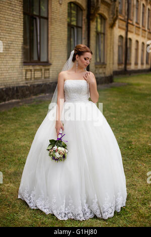 Schöne Bride.Bride Porträt. Stockfoto