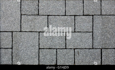 Ein graues Betonpflaster Textur. Stockfoto