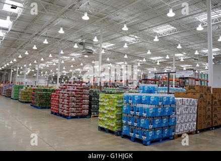 Im Businesscenter Costco Warehouse, Hackensack, New Jersey, USA Stockfoto