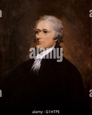 Alexander Hamilton, Gründervater der Vereinigten Staaten Stockfoto