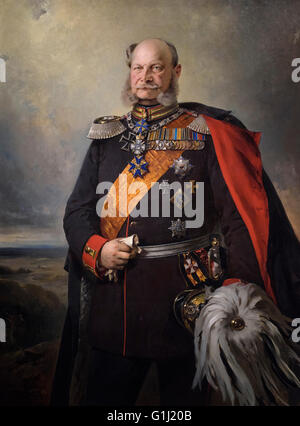 Paul Bülow (1842 – 1889), Kaiser Wilhelm ich (1797 – 1888), König von Preußen. Stockfoto