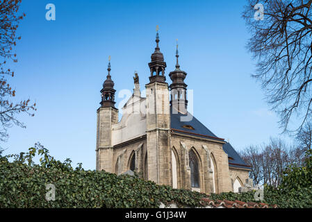 Alle Heiligen Kapelle und Friedhof (Sedlec Ossuary) Kutna Hora, Böhmen, Tschechische Republik Stockfoto