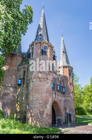 Broederpoort in der historischen Stadt Kampen, Niederlande Stockfoto