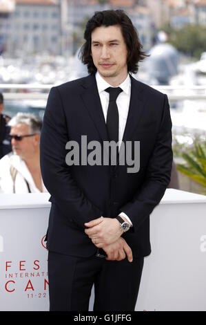 Adam Driver bei der "Paterson" Fototermin während der 69. Cannes Film-Festival am Palais des Festivals im 16. Mai 2015 | Nutzung weltweit/Picture alliance Stockfoto