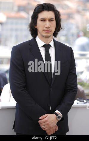 Adam Driver bei der "Paterson" Fototermin während der 69. Cannes Film-Festival am Palais des Festivals im 16. Mai 2015 | Nutzung weltweit/Picture alliance Stockfoto