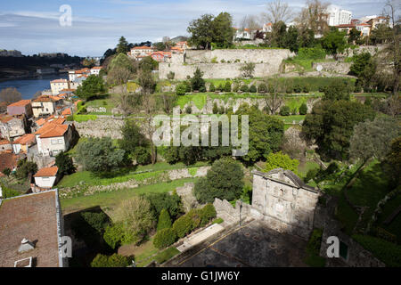 Portugal, Stadt Porto, Jardim Municipal Horto Das Virtudes - Garten der Tugenden Stockfoto