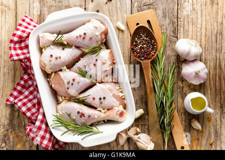 Hähnchenschenkel Stockfoto