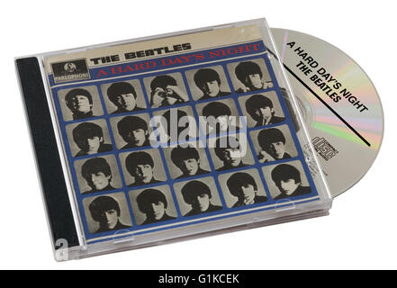 Beatles A Hard Day es Nacht CD Stockfoto