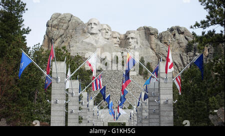 Mount Rushmore National Memorial, Black Hills, South Dakota, USA Stockfoto