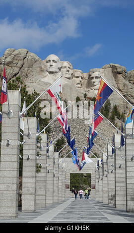 Mount Rushmore National Memorial, Black Hills, South Dakota, USA Stockfoto