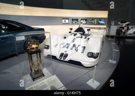 Autos und Motorräder aus der Sammlung des BMW Museums in München-Deutschland Stockfoto