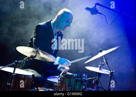 Britischer jazz-Rockgruppe erhalten den Segen Durchführung am Palladium Theater in Warschau, Polen. Warszawa. Stockfoto