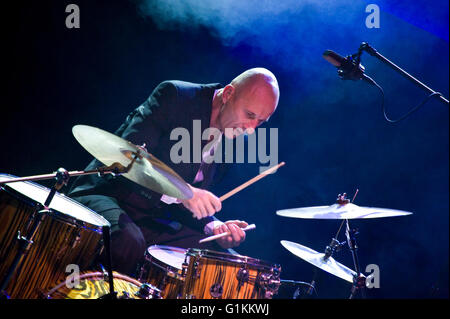 Britischer jazz-Rockgruppe erhalten den Segen Durchführung am Palladium Theater in Warschau, Polen. Warszawa. Stockfoto