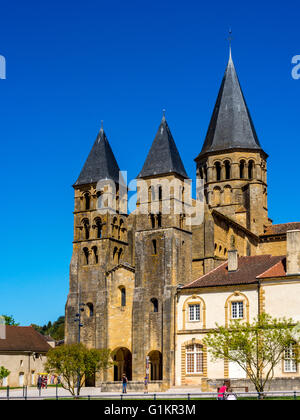 Paray le Monial. Basilika des Heiligen Herzens. Ein Wallfahrtsort am Fluss Bourbince. Saône et Loire. Frankreich Stockfoto