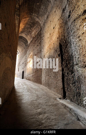 Die kaiserlichen Rampe des Domitian war der Eingang zu den Kaiserpalast auf dem Palatin vom Forum Romanum, Rom, Italien Stockfoto