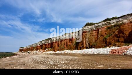 Alten Hunstanton Strand und Klippen Norfolk England UK Stockfoto