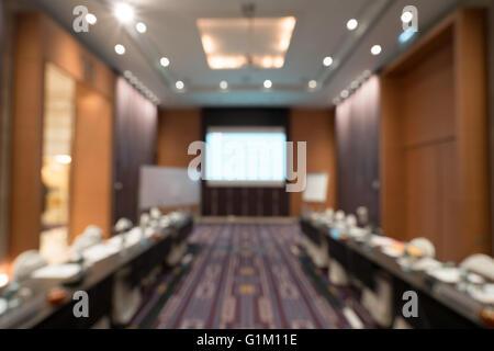 Unscharfen Hintergrundbild der Tagung oder Konferenz-Zimmer Stockfoto