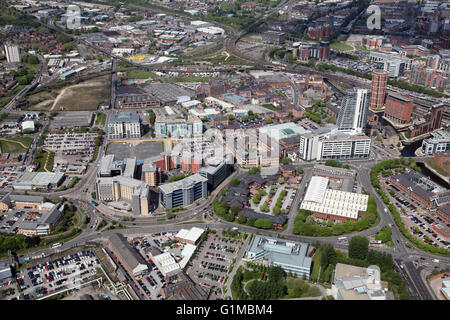 Luftbild von Süden Leeds, West Yorkshire, Großbritannien Stockfoto