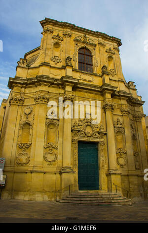 Lecce, barocke Kirche, Chiesa di Santa Chiara Stockfoto