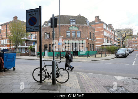 Der Marquis von Wellington Pub Exterieur in Druide Street, Bermondsey London SE1 KATHY DEWITT Stockfoto