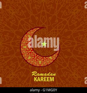 Ramadan Grüße Hintergrund. Ramadan Kareem Stock Vektor