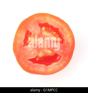 Querschnitt der Tomate Stockfoto