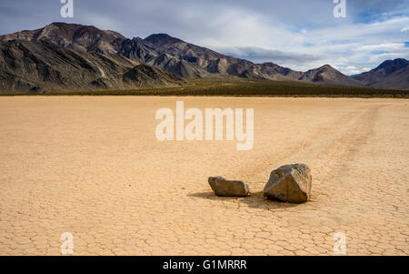 Racetrack Playa, Death Valley Nat. Park, Kalifornien Stockfoto