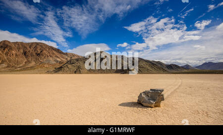 Racetrack Playa, Death Valley Nat. Park, Kalifornien Stockfoto