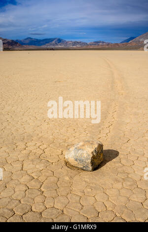 Racetrack Playa, Death Valley Nat. Park, Kalifornien Stockfoto