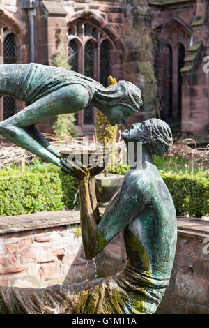 The Water of Life von Stephen Broadbent, Chester Cathedral, Chester, England, Großbritannien Stockfoto