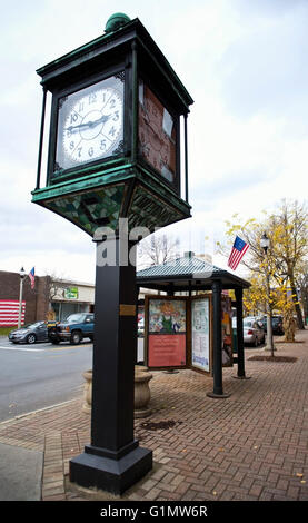Der Altstädter Ring Uhr in Bennington, Vermont, New England, USA Stockfoto