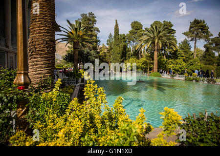 Eram Garten ein beliebtes Ferienziel in Shiraz, Iran Stockfoto