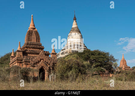 Shwesandaw Pagode, Bagan, Birma - Myanmar Stockfoto