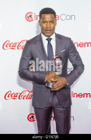 Direktor Nate Parker, Empfänger von Durchbruch-Regisseur des Jahres besucht den CinemaCon Awards in Las Vegas Stockfoto