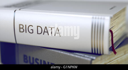 Big-Data - Business Buchtitel. Stockfoto