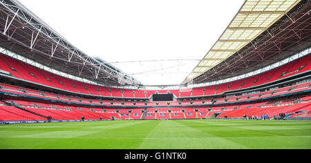 Wembley, London, UK. 17. Mai 2016. Allgemeine Ansichten des Wembley-Stadion in der FA Vase Media Tag Kredit: Jules Annan/Alamy Live News Stockfoto